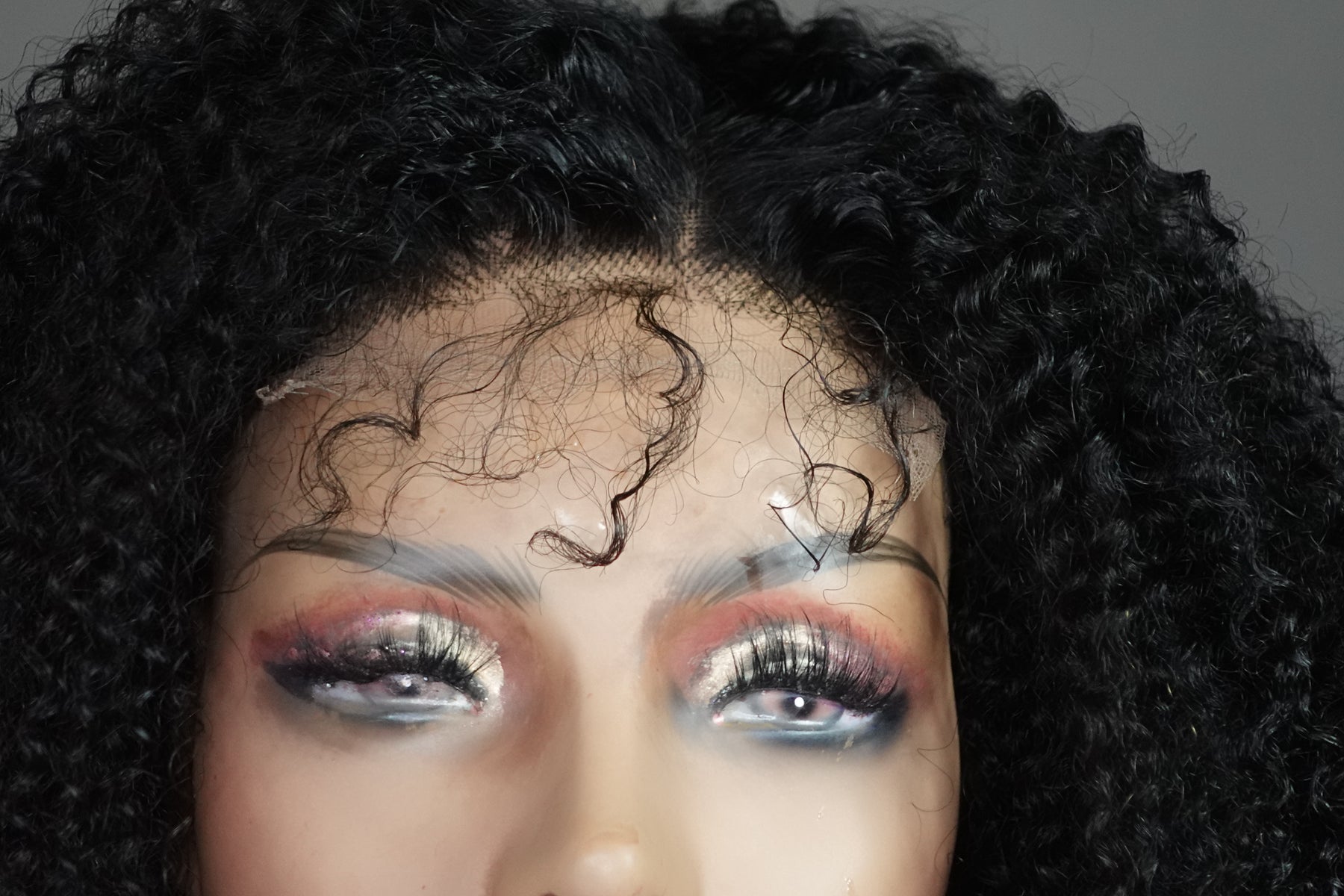 AFRO CURL HD Glueless Lace Closure Wig