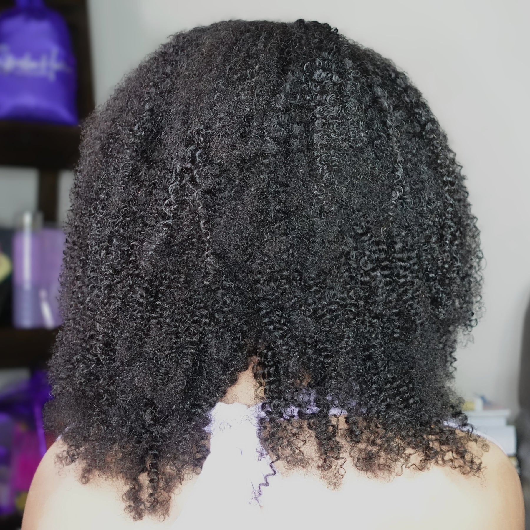 AFRO CURL HD Glueless Lace Closure Wig