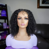 KINKY CURL HD Glueless Lace Closure Wig