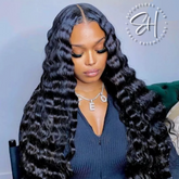 LOOSE DEEP CURL HD Glueless Lace Closure Wig