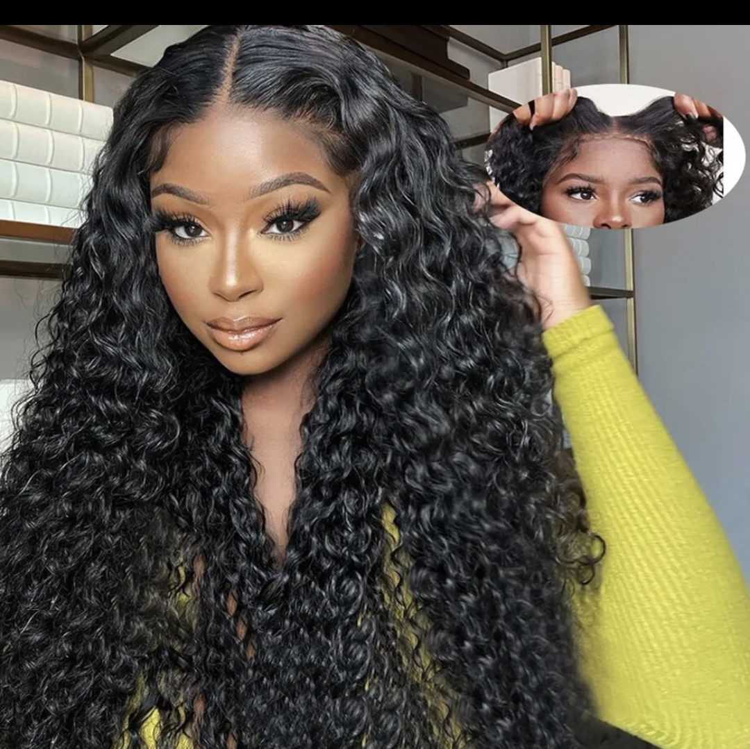 WATER CURL HD Glueless Lace Closure Wig